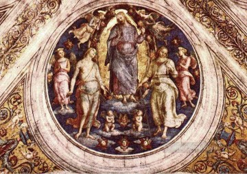 栄光のキリストの宗教 ピエトロ・ペルジーノ Oil Paintings